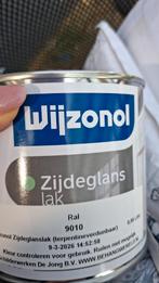 Wijzonol zijdeglans lak 9010 terpetine basis, Ophalen of Verzenden, Nieuw, Wit, Lak