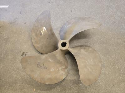 Schroef messing 4 blads LH 21x29 as 45mm