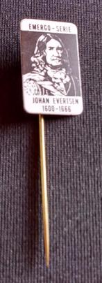 Speldje Johan Evertsen 1600-1666 ( Admiraal ) Emergo Serie, Ophalen of Verzenden, Zo goed als nieuw, Overige onderwerpen, Speldje of Pin