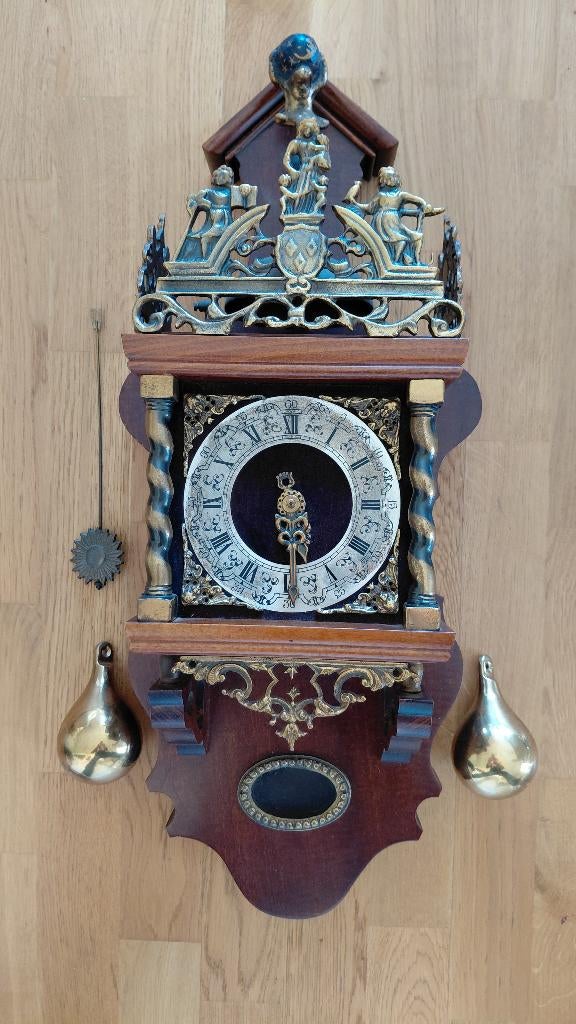 Prachtige Zaanse klok, Antiek en Kunst, Ophalen