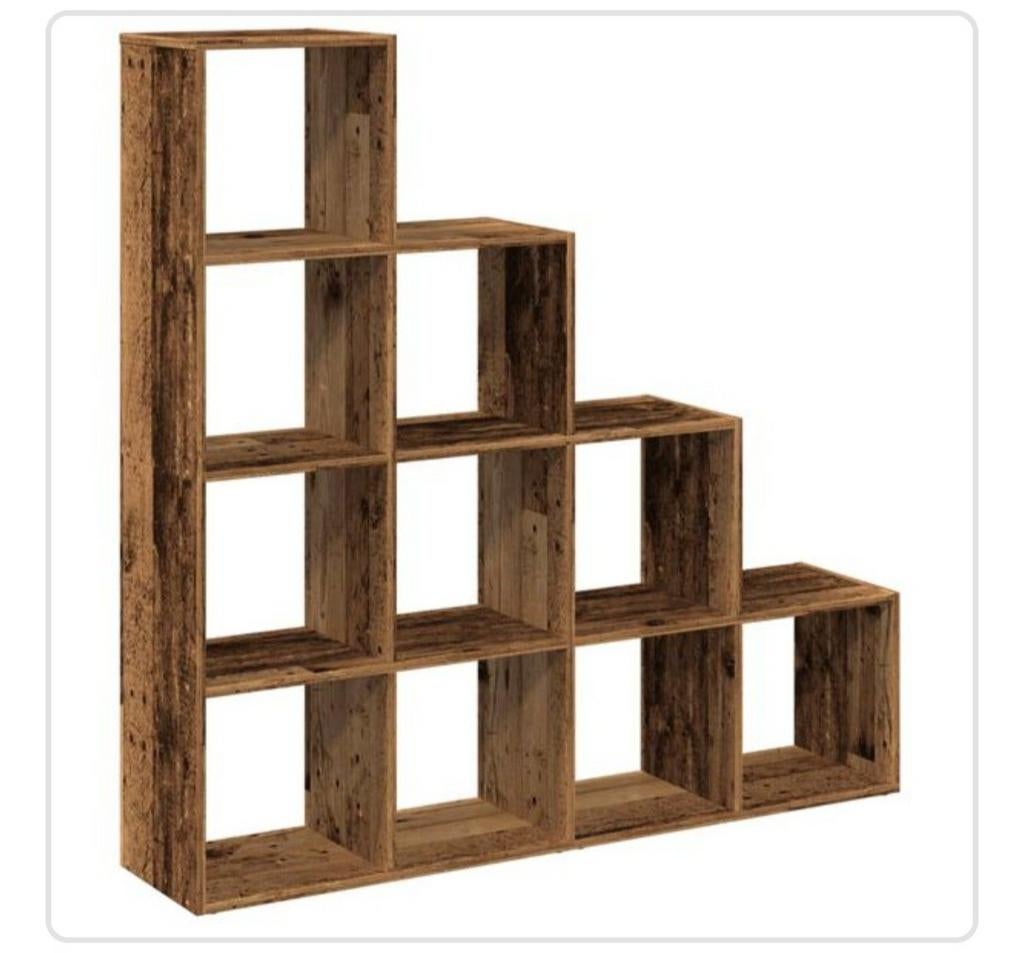 Vida XL - Vakkenkast - Oud hout, Ophalen, Nieuw, 25 tot 50 cm, 100 tot 150 cm