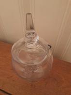 Kristallen Boerenjongenspot met lepel, Antiek en Kunst, Ophalen of Verzenden