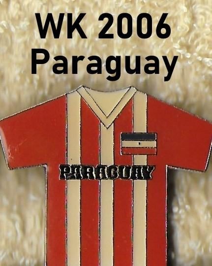 Sp641 voetbal pin paraguay wk 2006, Verzamelen, Speldjes, Pins en Buttons, Ophalen of Verzenden, Zo goed als nieuw, Overige onderwerpen