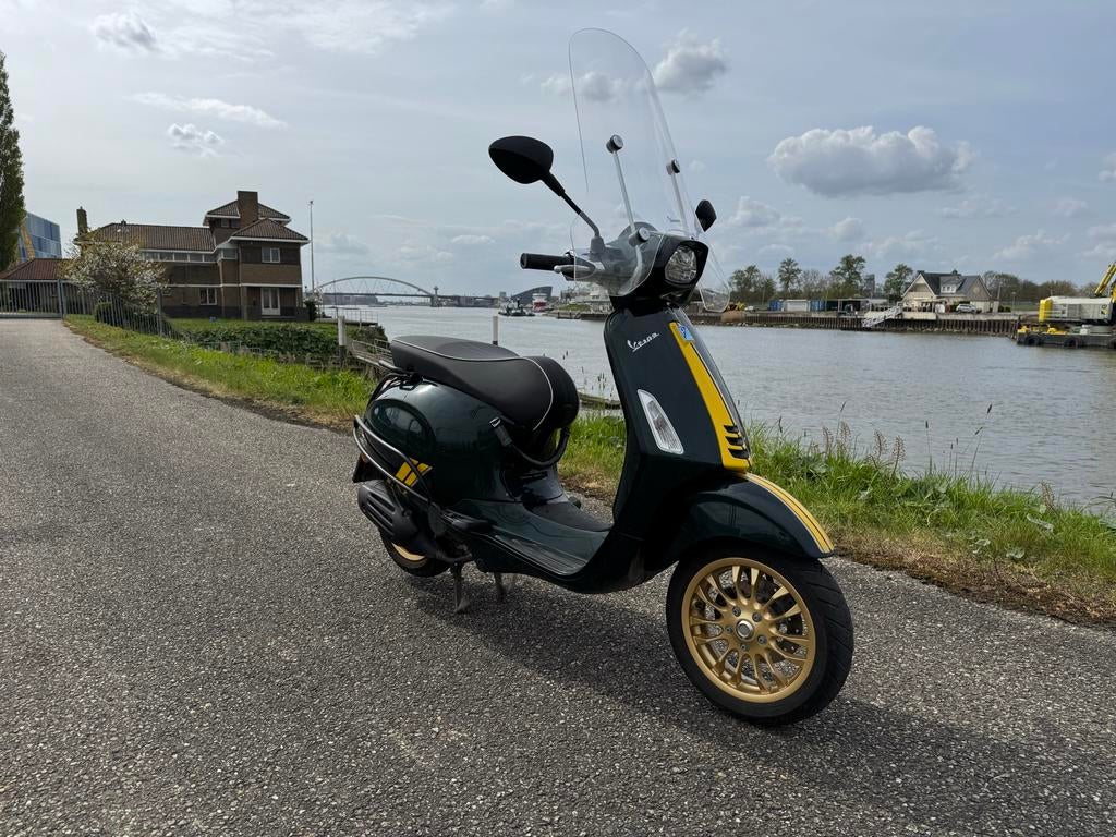 Vespa racing sexties lotus green, Ophalen, Overige modellen, Zo goed als nieuw, Benzine