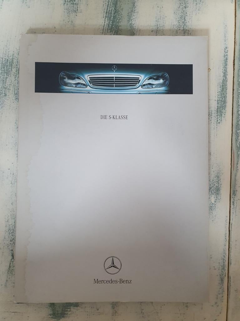 Mercedes S-Klasse folder, hardcover boekwerk, Ophalen of Verzenden