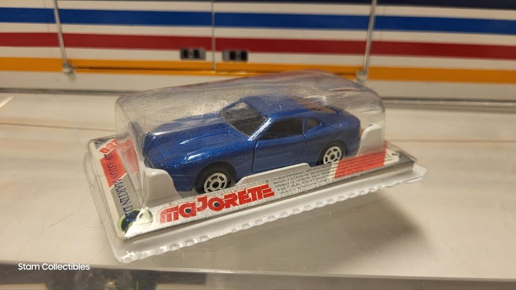 Majorette 200 #229 Aston Martin DB7 Blue Metallic, Majorette, Auto, Ophalen of Verzenden, Zo goed als nieuw