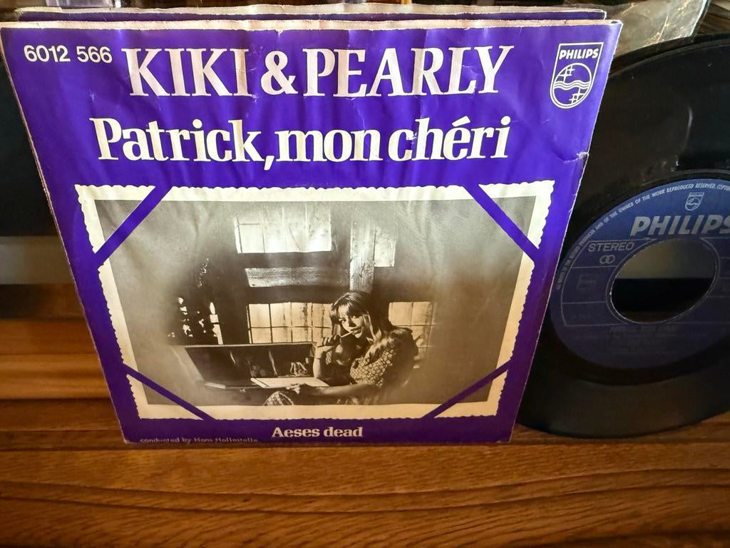 Kiki & Pearly - Patrick, mon chéri / Aeses dead (Single), 7 inch, Single, Ophalen of Verzenden, Zo goed als nieuw