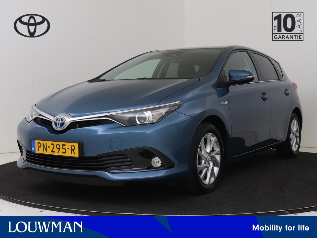 Toyota Auris 1.8 Hybrid Dynamic Go | Dealeronderhouden |, Auto's, Toyota, 12 maanden, Gebruikt, 4 cilinders, Blauw