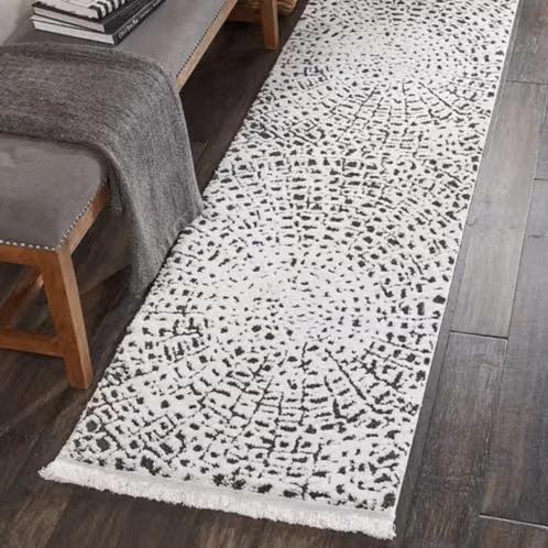 NIEUW! KAMALA vloerkleed White & Black 119cm x 180cm €26,99, 100 tot 150 cm, Nieuw, Ophalen of Verzenden, 150 tot 200 cm