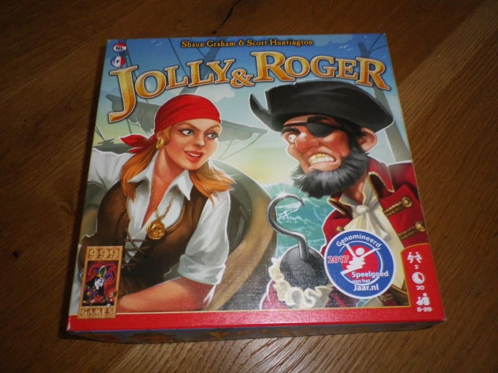 Jolly en Roger 999 spel, Ophalen of Verzenden, Zo goed als nieuw, 999 Games