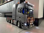 Tamiya Scania 8x4 zwaar transport, Ophalen, Gebruikt