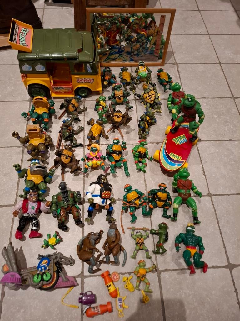 Grote collectie Teenage Mutant Ninja Turtles r, Ophalen of Verzenden