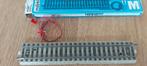 Märklin rechte m-rail aansluitrail artnr 5111   in ovp, Wisselstroom, Rails, Ophalen of Verzenden, Zo goed als nieuw