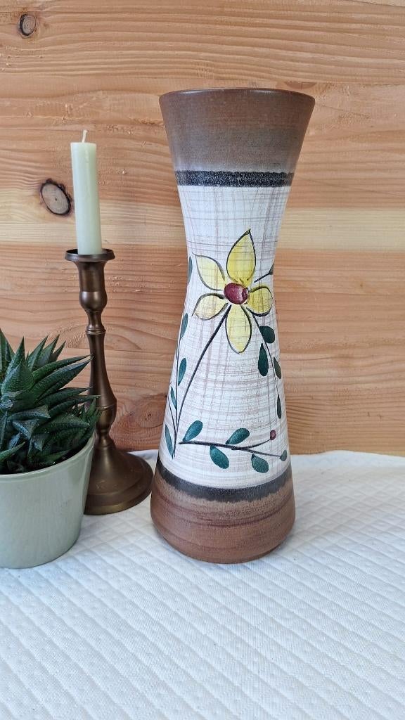 Vintage West-Duitse keramieken vaas, Antiek en Kunst, Ophalen of Verzenden