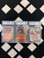 Pokemon Charmander evolutie set - UCG 9, Ophalen of Verzenden, Zo goed als nieuw, Losse kaart, Foil