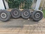 4x Stalen velgen met banden16inch/205/60, Ophalen, Gebruikt, Renault