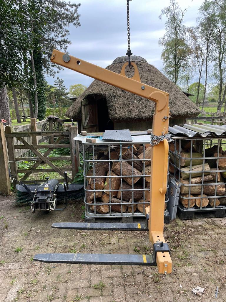 REMA Kraanvork 1000kg - In hoogte verstelbaar, Ophalen of Verzenden