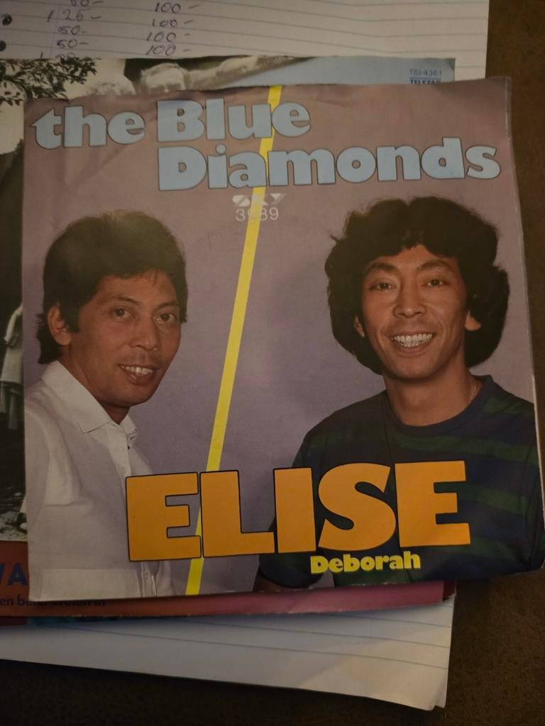 The Blue Diamonds - Elise / Deborah 7 inch single, Ophalen of Verzenden, Gebruikt, 7 inch