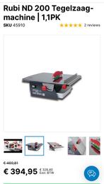 Rubi ND 200 tegelzaagmachine - tegelsnijder, Ophalen of Verzenden, Zo goed als nieuw