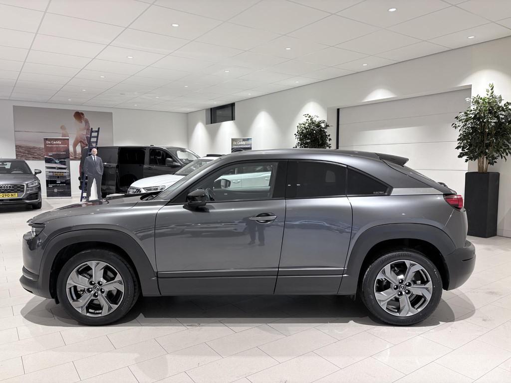 Mazda MX-30 e-SkyActiv 145 First Edition 36 kWh Apple Carpla, Auto's, Mazda, Stof, Gebruikt, Zwart, MX-30