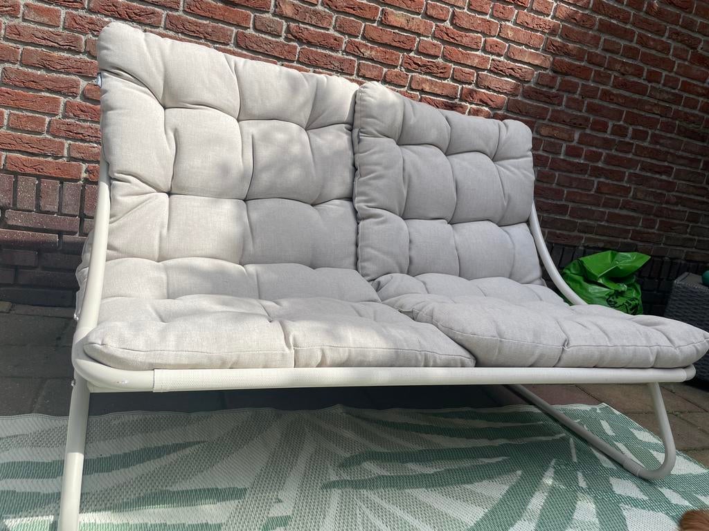 Loungeset, Tuin en Terras, Ophalen, Zo goed als nieuw, Metaal