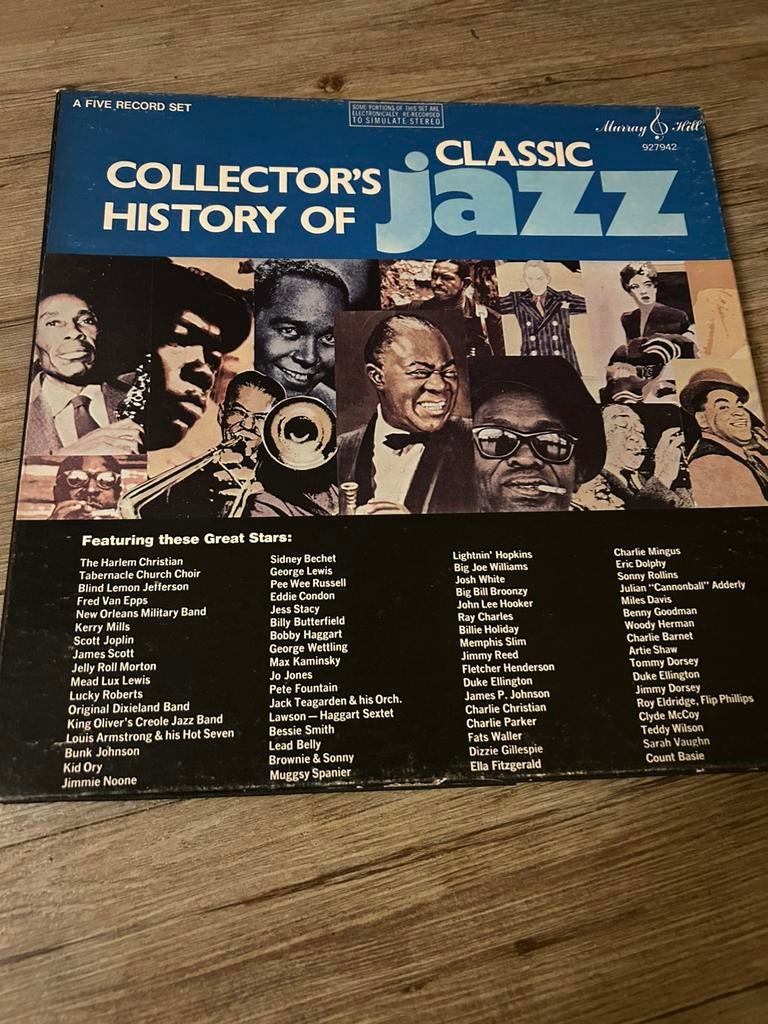 lp's Collectors history of Jazz, Cd's en Dvd's, Vinyl | Jazz en Blues, Ophalen of Verzenden, Zo goed als nieuw, 12 inch, Jazz