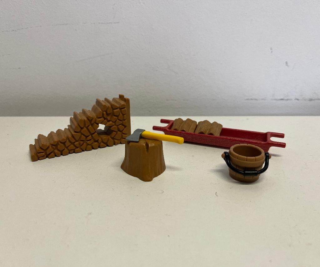 Western nr 456: Hout Bijl Ranch Blokhut Fort 3805 3023 3826, Ophalen of Verzenden, Gebruikt, Los playmobil