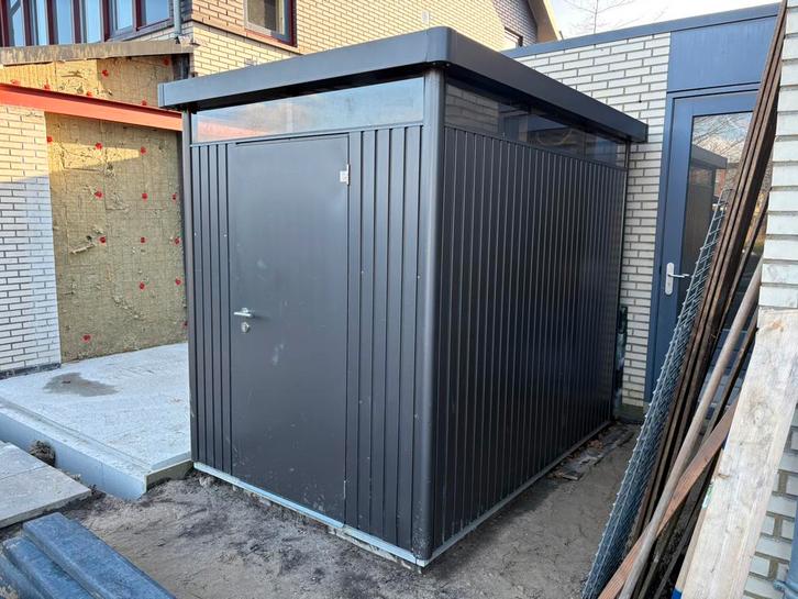 Biohort Highline tuinschuur 175x260cm tuin huis, Tuin en Terras, Tuinhuizen, Zo goed als nieuw, Schuur, Metaal, 250 tot 500 cm