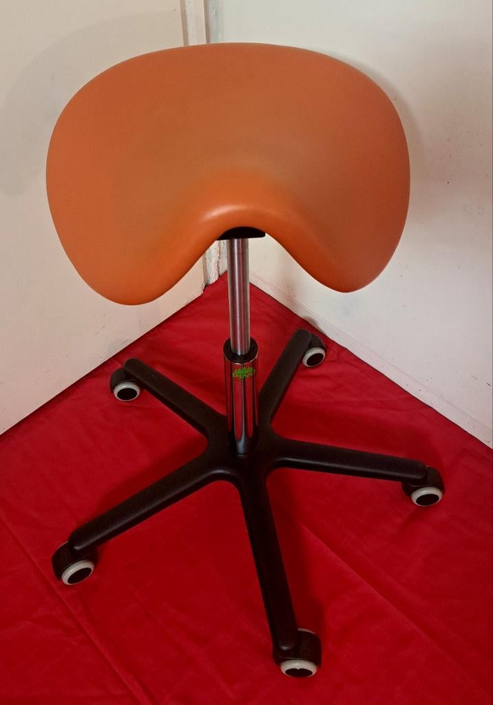 PINO Luxe Zadelstoel Rolkruk
Kwaliteitsproduct gemaakt in Du, Ophalen, Zo goed als nieuw, Hout