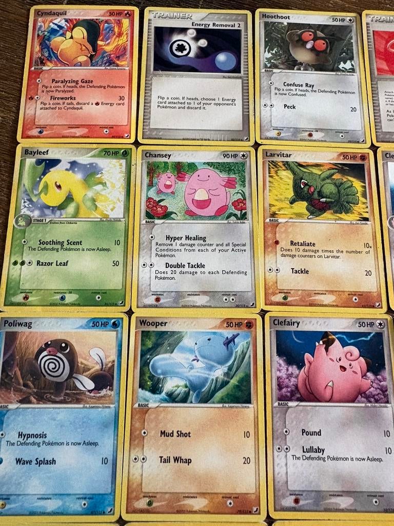 EX Unseen Force 115, 55 stuks non holo, Ophalen of Verzenden, Gebruikt, Meerdere kaarten