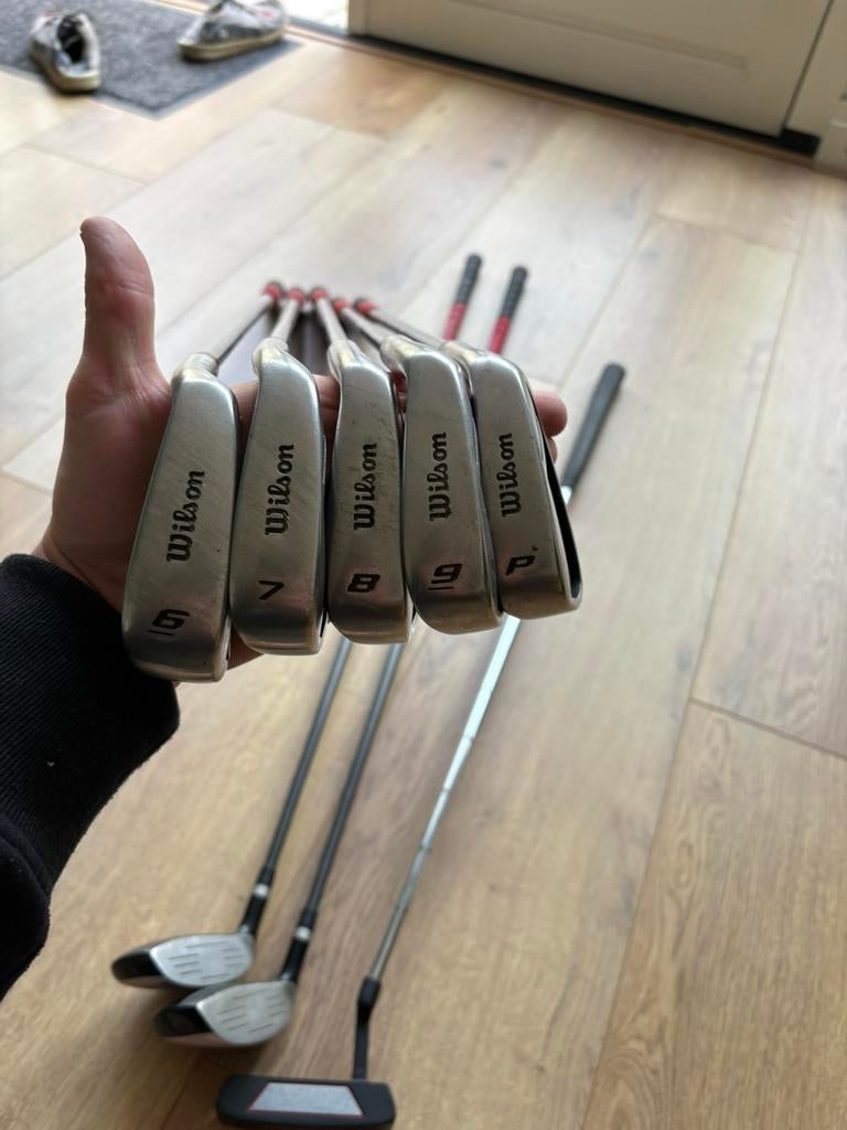 Wilson Staff golfset P tm 6 + 2 hybrids en een putter, Ophalen, Gebruikt, Set, Overige merken