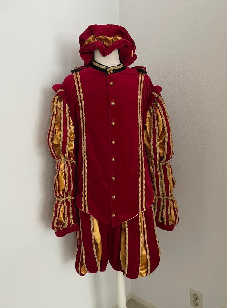 Zeer luxe pieten kostuum te koop aangeboden, Diversen, Sinterklaas, Ophalen