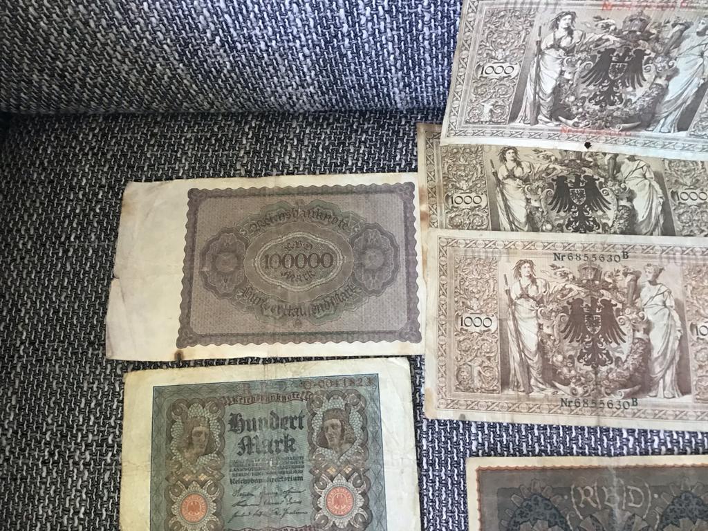 Oude Duitse  Bankbiljetten - Diverse Waardes, Ophalen of Verzenden, Duitsland, Los biljet