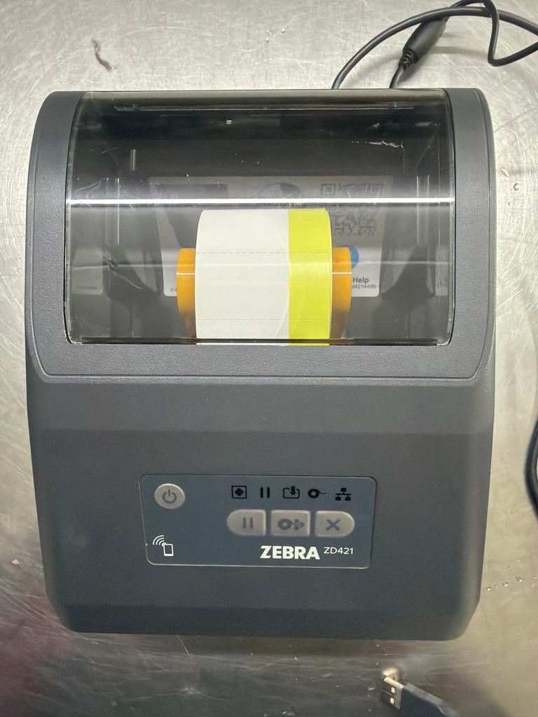 Zebra ZD421 Labelprinter - Thermische Etikettenprinter.Nr.10, Ophalen of Verzenden, Zo goed als nieuw, Etiket