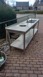 Tekoop rvs wastafel, Ophalen, 25 tot 50 cm, 50 tot 100 cm, Minder dan 100 cm