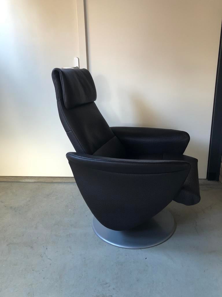 Desede draaistoel “vintage” 1970 bruin, Huis en Inrichting, Fauteuils, Vintage 1970, Gebruikt, Leer, Ophalen of Verzenden