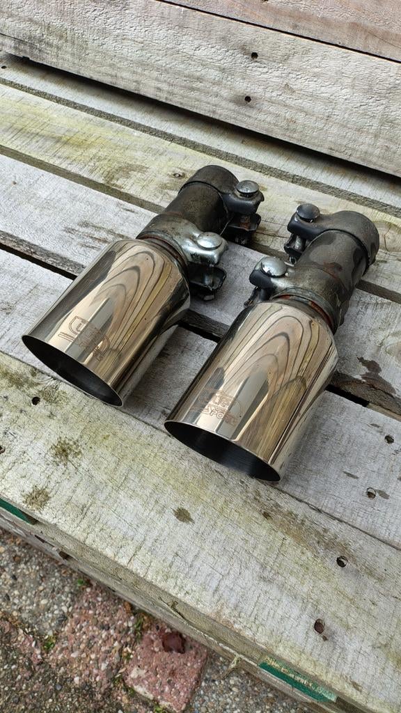 Uitlaat sierstukken 2x Ulter sport (MX-5 NC), Auto-onderdelen, Uitlaatsystemen, Ophalen of Verzenden, Mazda