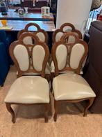 4 eetkamerstoelen, Gebruikt, Overige kleuren, Ophalen of Verzenden, Vier