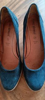 No Stress pumps maat 38 donkerblauw met glitter, Ophalen of Verzenden