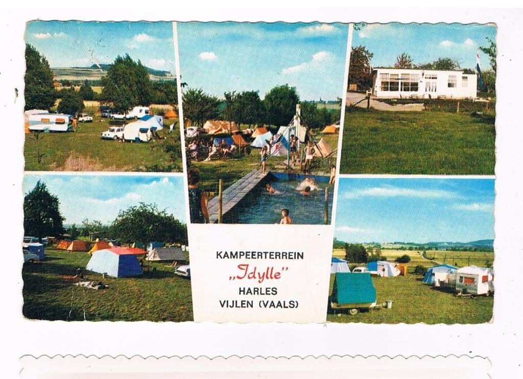 5 / VIJLEN : Kampeerterrein Idylle, Verzenden, 1960 tot 1980, Gelopen, Limburg