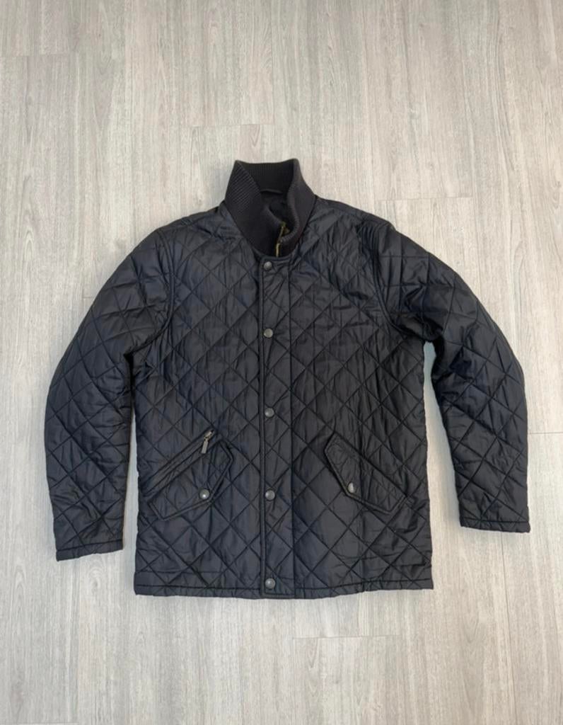 Barbour tussenjas maat S zwart, Ophalen of Verzenden, Zo goed als nieuw, Zwart