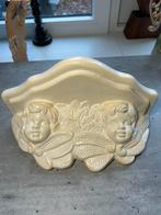 Brocante groot Stenen console plateau met engelen, Ophalen of Verzenden