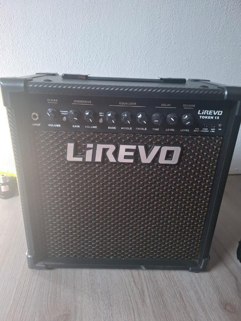 Lirevo Gitaarversterker – 15 Watt Gitaarcombo (TOKEN-15), Ophalen, Nieuw, Gitaar, Minder dan 50 watt