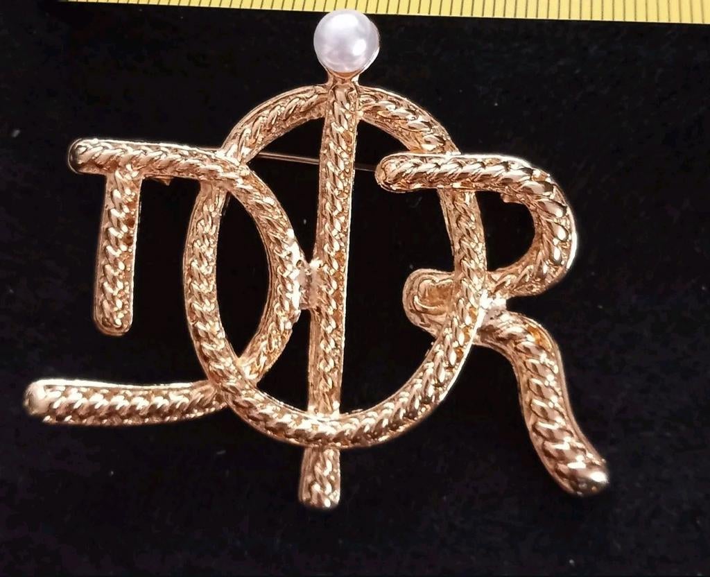 Luxe broche met parel, Overige materialen, 4 tot 7 cm, Nieuw, Ophalen of Verzenden