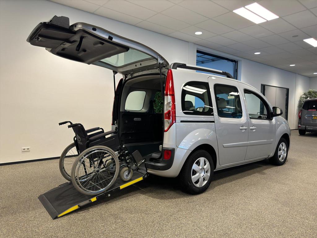 Renault Kangoo Rolstoelauto Automaat, Auto's, Renault, Stof, Gebruikt, Zwart, Bedrijf