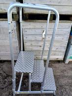 Aluminium opstap trap, Ophalen