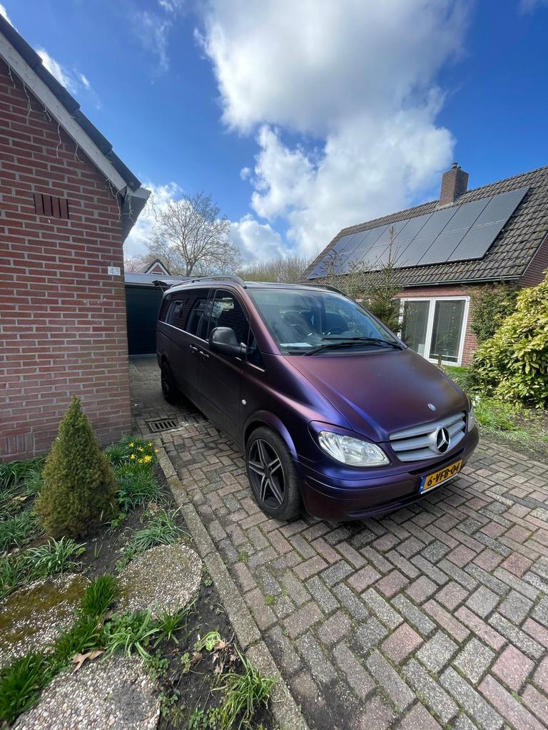 Mercedes-Benz Vito 2.1 CDI 115 2009, Auto's, Bestelauto's, Euro 5, Achterwielaandrijving, 4 cilinders, Zwart