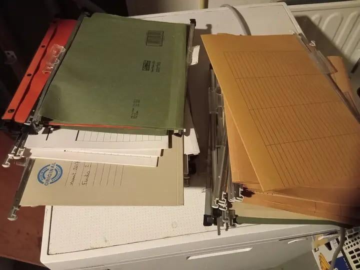 Veel hangmappen (zeker 50), Ophalen of Verzenden