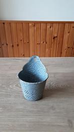 EMAILLE GRIJSGEWOLKTE THEE ZEEF., Ophalen of Verzenden