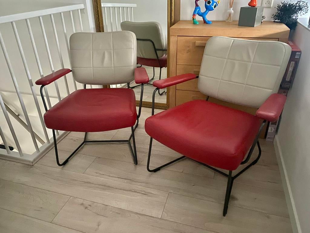 Bert plantagie Kiko fauteuils 2x, Huis en Inrichting, Fauteuils, Ophalen, 75 tot 100 cm, 50 tot 75 cm